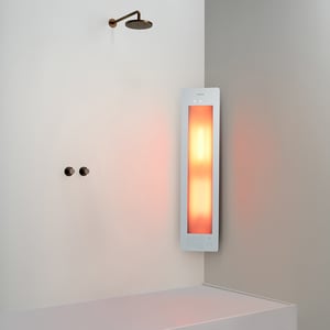 Sunshower One M Infrarot Aufputz Ecke white