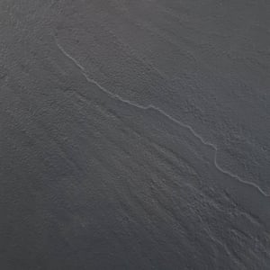 Linie Rumba Duschrückwand 90 x 220 cm Acryl grau schieferstruktur