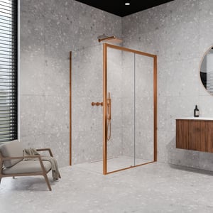 Balmani Senses Design douche en coin avec porte coulissante