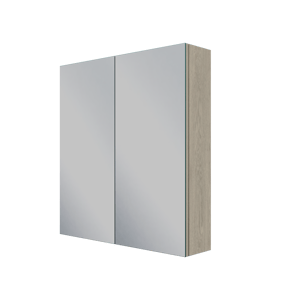 Linie Montro spiegelkast 70 x 75 cm grijze eik