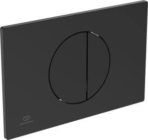 Oleas M5 plaque de déclenchement Noir Mat pour Ideal Standard ProSys bâti-support