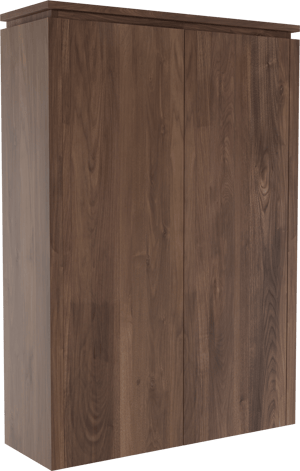 Balmani Eclips hängender Hochschrank Amerikanischer Nussbaum 90 x 32 x 130 cm