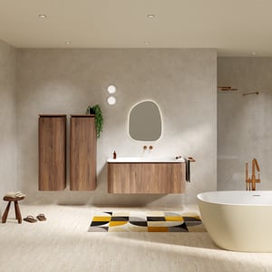 Balmani Moon meuble salle de bains avec plan vasque Moon