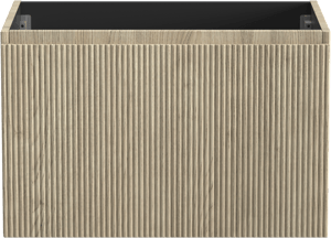 Storke Ribs hängend Bad-Unterschrank 75 x 52 cm eiche rauh 2 Schubladen