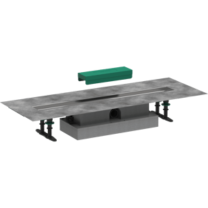 Hansgrohe uBox Flat Installationset für Duschrinne 70cm Für Raindrain Match ou Rock