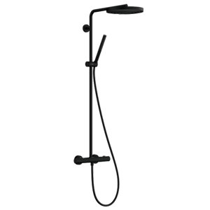 Hansgrohe Pulsify S260 Puro thermostatische kraan regendoucheset mat zwart