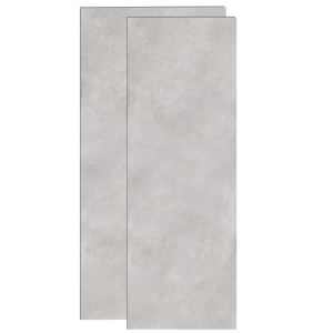 Linie Plato set douchewandbekleding set 120x260 & 90x260 cm pvc lichtgrijs Clermont