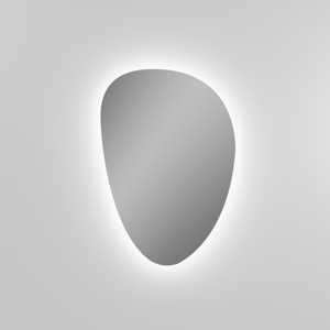 Luca Varess Organic miroir organisch lumineux et anti-buée 80 x 55 cm