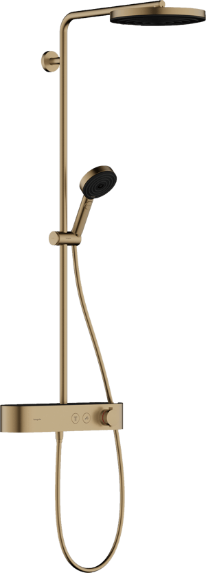 Hansgrohe Pulsify S260 colonne de douche de pluie robinet thermostatique Brushed Bronze