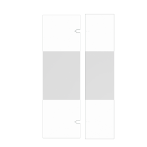 Balmani Senses Design Glasscheibe für Drehtür