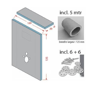 Santeg ombouwset hangtoilet