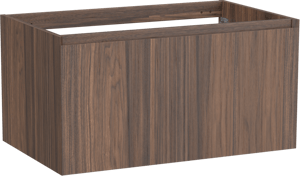 Balmani Idra meuble sous-vasque suspendu 90 x 55 cm plaqué noyer 2 tiroirs