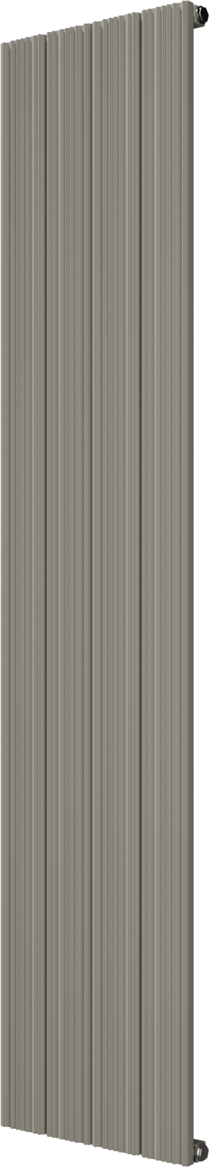 Vipera Mares Handtuchheizkörper: 37,5 x 180 cm, Zentralheizung, Seidengrau, Seiten- & Mittelanschluss, 1085W