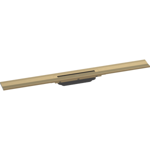 Hansgrohe RainDrain Flex caniveau de douche découpable montage mural 80cm Brushed Bronze