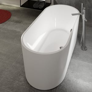 Blaufoss Sonic Freistehende Badewannen-Armatur, Einbauelement inklusive