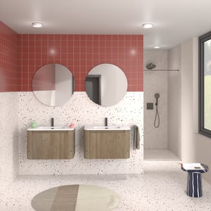 Storke Soft badkamermeubel met Kera Soft wastafel