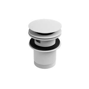 Santeg Unibath crepine bad afsluitbaar mat wit