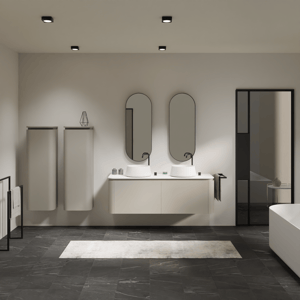 Balmani Moon badkamermeubel met Moon wastafelblad voor waskom(men)