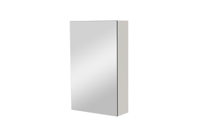 Balmani Mitra Spiegelschrank Bad: 45 x 72 cm, Weiß matt