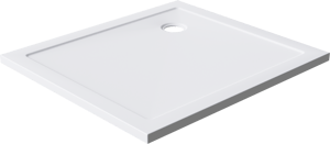 Luca Varess Soft douchebak 100 x 90 cm acryl mat wit