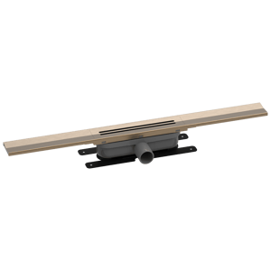 Easy Drain R-Line Clean Color douchegoot 70cm Brushed Bronze