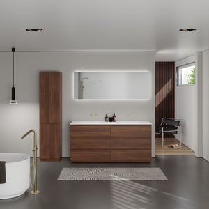 Balmani Lucida meuble salle de bains avec plan vasque Tablo Arcato