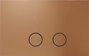 Perola plaque de déclenchement Brushed Rosegold pour UP320 ou UP720 bâti-support