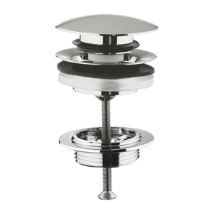 Grohe crépine lavabo fermable Brushed Supersteel