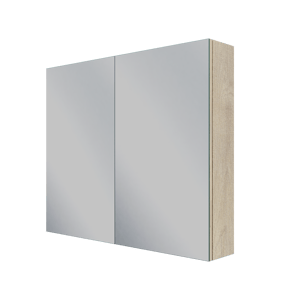 Linie Montro armoire de toilette 90 x 75 cm chêne naturel