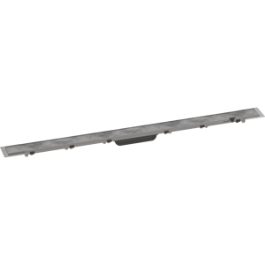 Hansgrohe RainDrain Rock Fertigset Duschrinne kürzbar 100cm RSV Look