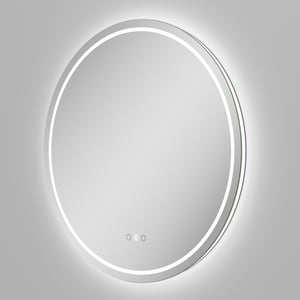 Balmani Ghost Touch miroir rond lumineux et anti-buée Ø 70 cm