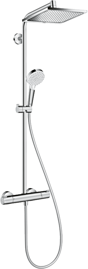 Hansgrohe Crometta E 240 Duschsystem: Chrom Glänzend