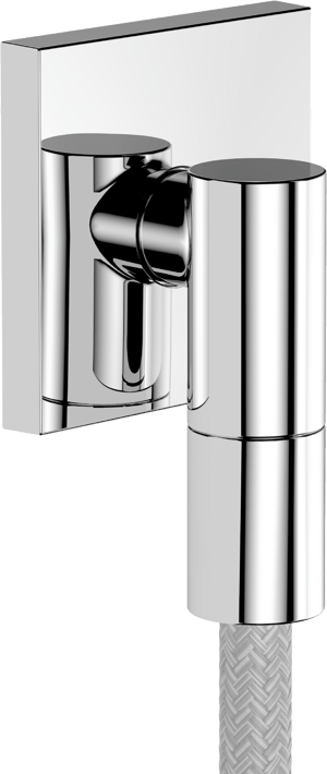 Hansgrohe FixFit Fine E doucheslangaansluiting 1/2" glanzend chroom