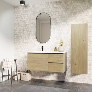 Storke Edge badkamermeubel met Planza wastafel