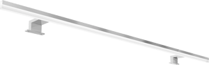 Luca Varess Serena LED luminaire 120 cm chrome