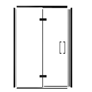 Balmani Senses Design Profilset für Duschtür