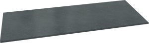 Balmani Stretto Einzel- oder Doppelwaschtischplatte, Granit poliert, 150 x 55 cm