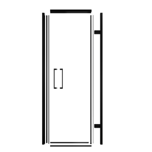 Balmani Senses Design Profilset für Duschtür