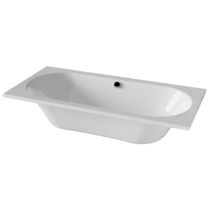 Luca Varess Rosala tweepersoons inbouwbad 190 x 90 cm acryl Glanzend Wit
