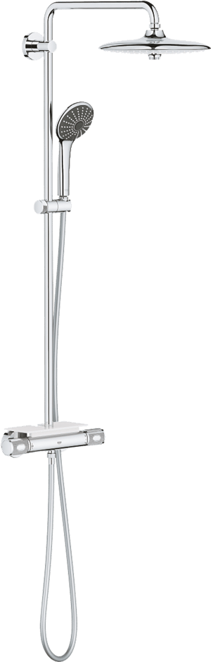 Grohe Vitalio Joy set de douche de pluie robinet thermostatique Chrome Brillant