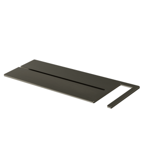 Blaufoss Finn zeeprekje voor douchewand Brushed GunMetal 44x15cm