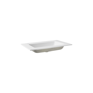 Balmani Tablo Strada plan simple marbre composite brillant 90 x 55 cm