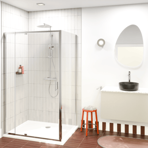 Luca Varess Vidor Telescope douchehoek met draaideur