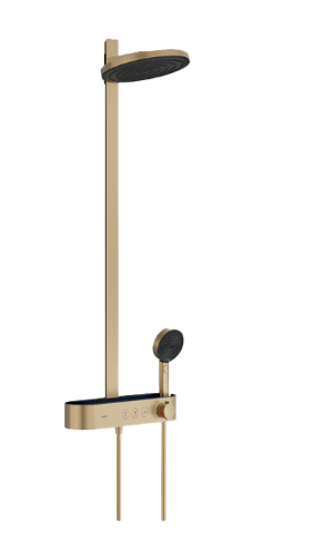 Hansgrohe Pulsify S260 colonne de douche de pluie robinet thermostatique Brushed Bronze
