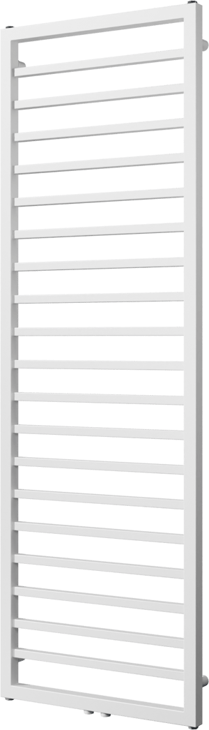 Vipera Listona Handtuchheizkörper: 180 x 50 cm, Elektro- und Zentralheizung, Weiß matt, Seiten- & Mittelanschluss, 911W