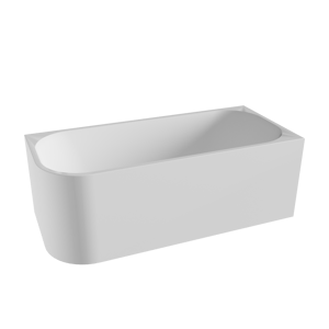 Luca Varess Mezzo 2-Personen-Eckbadewanne: rechts, 170 x 75 cm, Acryl, Weiß matt