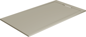 Balmani Andes douchebak 160 x 90 cm top solid zijdegrijs