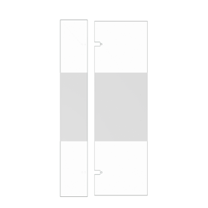 Balmani Senses Design glaspaneel voor draaideur