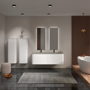 Balmani Moon meuble salle de bains avec plan vasque Moon