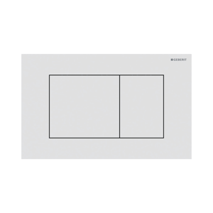 Sigma40 Betätigungsplatte, eckig, weiβ matt für Sigma UP320 und UP720 Einbauspülkasten